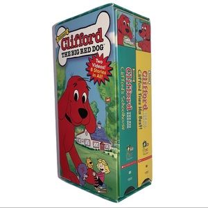 Clifford Big Red Dog VHS Tapes Schoolhouse 2 set